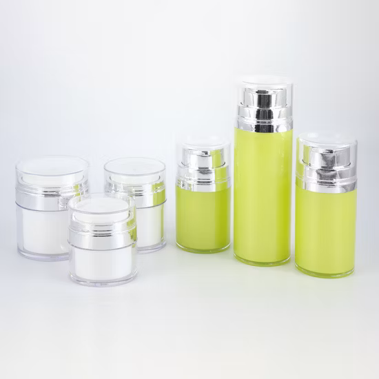 Produto plástico de garrafa mal ventilada de luxo de 30ml, 50ml para embalagens de cosméticos