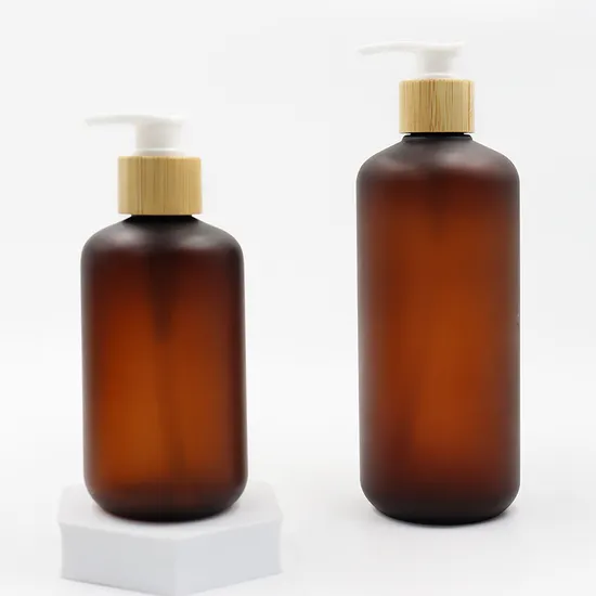 Marrom 500ml 1000ml PP, PE, HDPE Shampoo cosmético para animais de estimação médicos Vacina diária Garrafa de plástico para animais com tampa